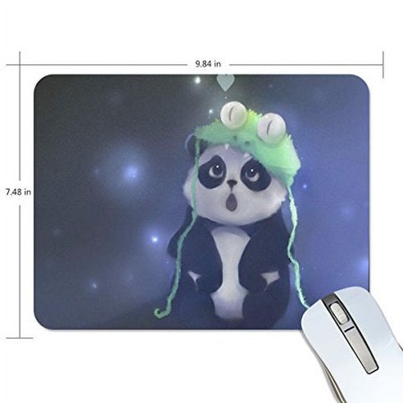 Cute Panda Mouse pads Gaming Mouse Pad 9.84x7.87 inches