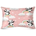 thumbnail image 1 of Cute Panda Pillowcase Queen Size, Super Soft Pillow Shams Covers, Plush Cozy Pillow Cases with Zipper, 20" X 30"（498） Home Decor Gifts, 1 of 6