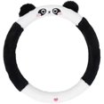 thumbnail image 1 of Cute Panda Plush Steering Wheel Cover, Soft and Fuzzy Non-Slip Grip, Universal 15 Inch, 1 of 3