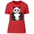 thumbnail image 1 of Cute Panda Sitting Happy T-Shirt Women -Image by Shutterstock, Female x-Large, 1 of 2