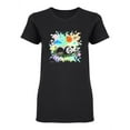 thumbnail image 1 of Cute Panda Sleeping Design Shaped T-Shirt Women -Image by Shutterstock, Female x-Large, 1 of 2