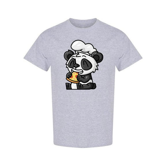 Cute Panda Wearing Chef Hat T-Shirt Men -Image by Shutterstock, Male 3X-Large