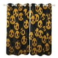 thumbnail image 1 of Cute Panda Window Curtain Panels Grommet Blackout Curtains Blackout Curtains for Living Room, 1 of 7