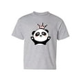 thumbnail image 1 of Cute Panda With A Crown T-Shirt Juniors -Image by Shutterstock,  Large, 1 of 4