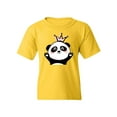thumbnail image 1 of Cute Panda With A Crown T-Shirt Juniors -Image by Shutterstock,  x-Small, 1 of 4