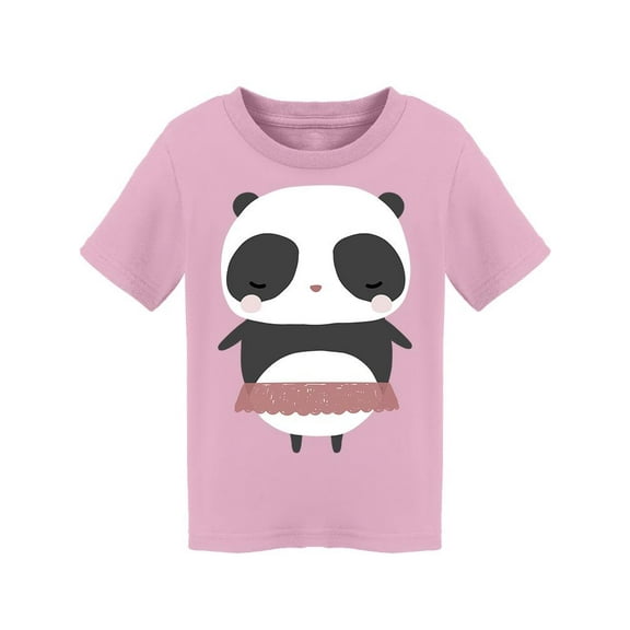 Cute Panda With Ballerina Skirt T-Shirt Toddler -Image by Shutterstock,  5 Toddler