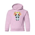 thumbnail image 1 of Cute Panda With Floral Wreath Hoodie Juniors -Image by Shutterstock,  Small, 1 of 4