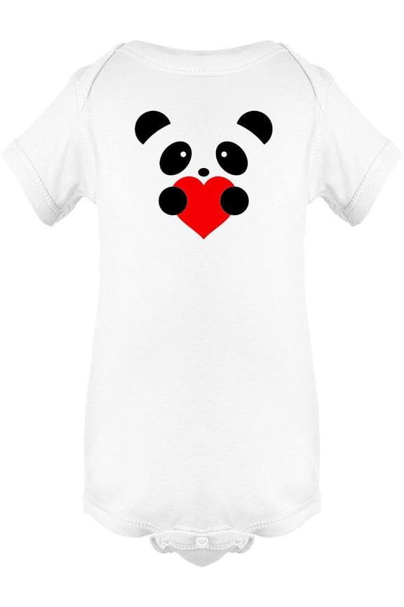 Cute Panda With Love Bodysuit Infant -Image by Shutterstock, 6 Months