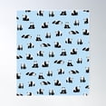 thumbnail image 1 of Cute Pandas On Blue Poster Wall Art, Modern Wall Decor For Living Room Bedroom, 16x24 UNFRAMED, 1 of 3