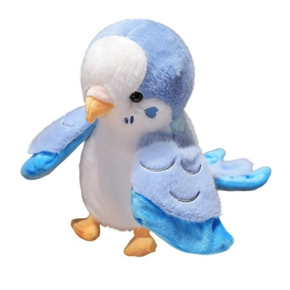 Cute Parrot Hand Puppet Plush Toy for Children, Interactive Hand Insertion To Mimic Bird Movements and Sounds, Soft Safe Eco-Friendly Material for Parent-Child Play and Portable