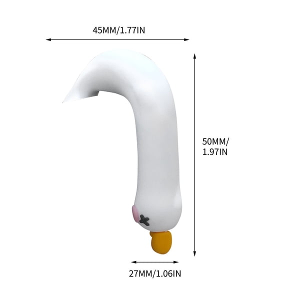 Cute Party Mini Decorations, Adhesive Car Dashboard Decor for Computer Screen Home Office Desk Accessories, Fun Miniature Decor(C)