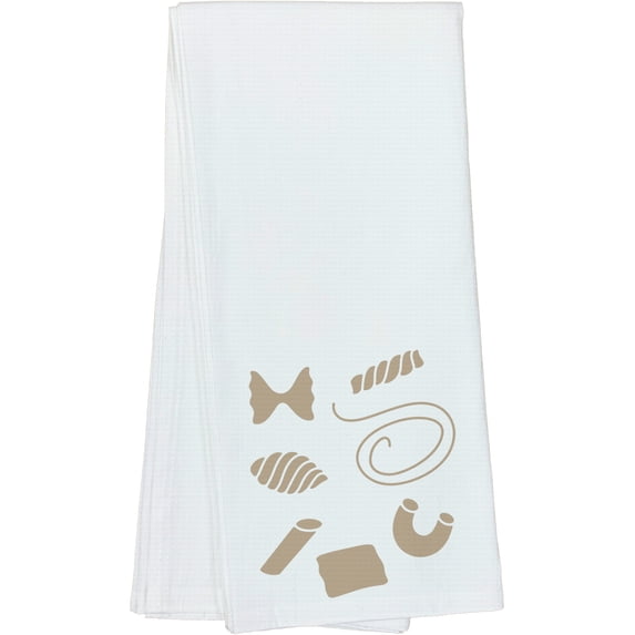 Cute Pasta Variations Lovely Home Gift Idea For Friends, Family, and Coworkers - DishTowel, 16x25