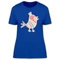 thumbnail image 1 of Cute Pastel Colorful Bird Doodle T-Shirt Women -Image by Shutterstock, Female Large, 1 of 2