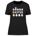thumbnail image 1 of Cute Pastel Eggs Happy Easter T-Shirt Women -Image by Shutterstock, Female XX-Large, 1 of 2