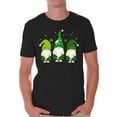 thumbnail image 1 of Cute Patrick's Men's T Shirt Paddys 2021 Green Four Leaf Lucky Irish Gifts for Him Saint Pattys Graphic Tee, 1 of 4