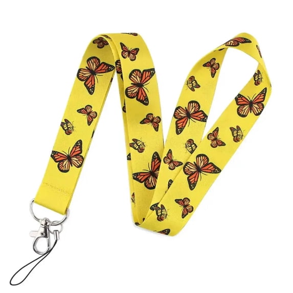 Cute Pattern Design Strap Lanyard Keychain