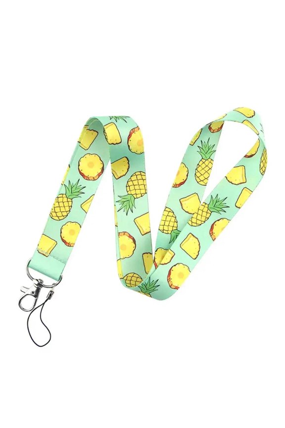 Cute Pattern Design Strap Lanyard Keychain
