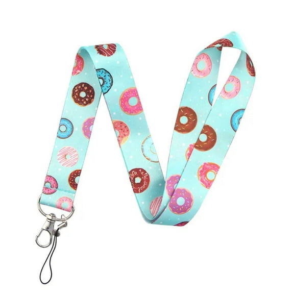 Cute Pattern Design Strap Lanyard Keychain
