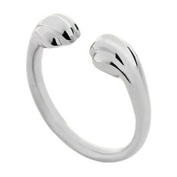 Cute Paw Adjustable Rings Unique Design Open Rings Simple Lovely Finger Jewelry Stackable Rings