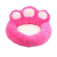 thumbnail image 1 of Cute Paw-Shaped Pet Bed, All-Season Plush Cat and Dog Nest with Removable Washable Cover for Small to Medium Pets, 1 of 5