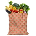 thumbnail image 1 of Cute Peach Canvas Tote Bag – Reusable Grocery Bag with Watercolor Fruit Print, Kawaii Summer Peach Design, Eco-Friendly Cotton Shopper for Daily Use, 1 of 7
