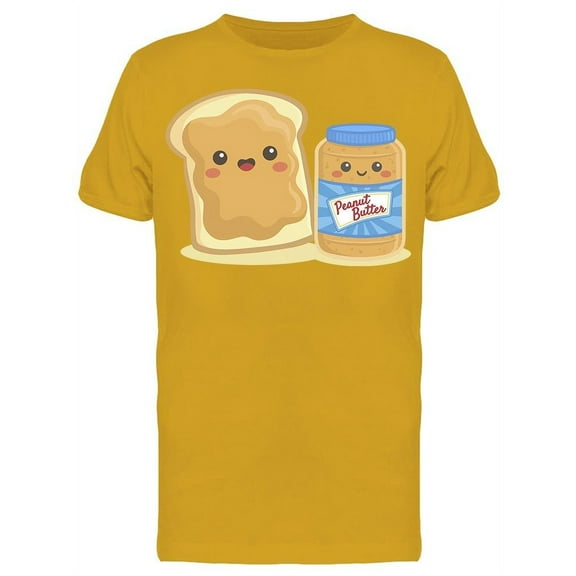 Cute Peanut Butter Bottle T-Shirt Men -Image by Shutterstock, Male Medium