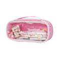 thumbnail image 1 of Cute Pencil Case, Aesthetic Pen Pouch, Colored Large Pencil Bag with Zipper, Stationery Storage and Organizer, School Supplies for Teen and Adult Girls Pink, 1 of 6