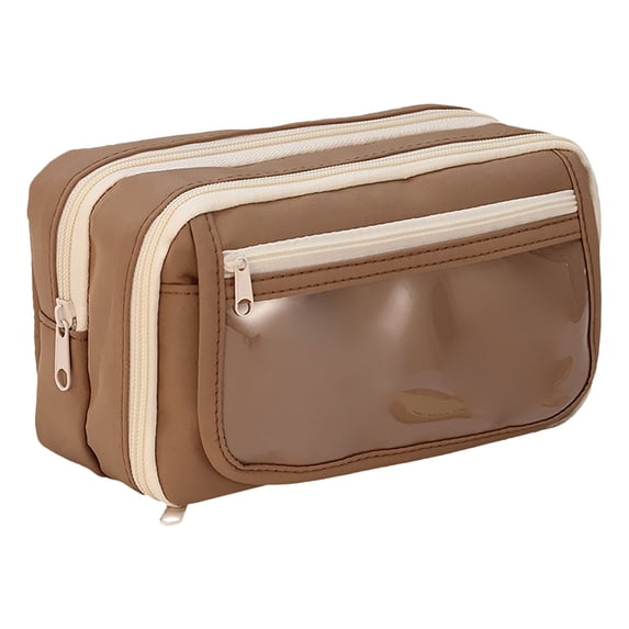Cute Pencil Case, Ongmies Large Capacity Pencil Case, Pen Pouch Organizer with Double Zipper, Storage Bag for Office