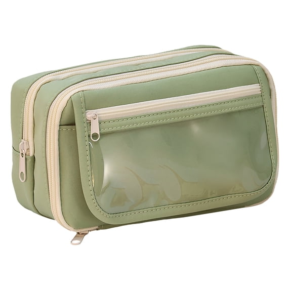 Cute Pencil Case, Ongmies Large Capacity Pencil Case, Pen Pouch Organizer with Double Zipper, Storage Bag for Office