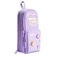 thumbnail image 1 of Cute Pencil Case for Girls Large Zippered Pen Pouch Organizer with Aesthetic Design Backpack Style Stationery Box for Kids School, 1 of 4