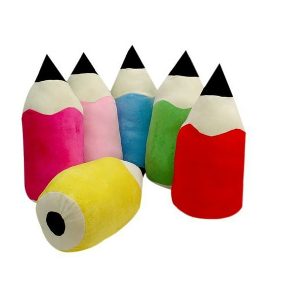 Cute Pencil Pillow Kids Classroom Plush Pillow Large Pillows Back to School Cushion Creative Cute Pencil Plush for Reading Room Decoration Birthday Party Teacher Gift