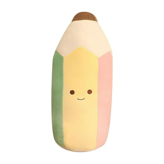 Cute Pencil Pillow Kids Classroom Plush Pillow Large Throw Pillow School Cushion Creative Cute Pencil Plush for Reading Room Decoration Birthday Party Teacher Gift