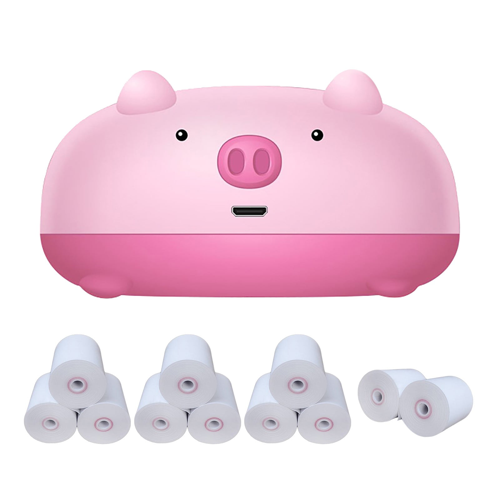 Cute Pencil Pouch Clearance Sale!Thermal Portable Bluetooth Printer 57Mm Mini Wireless Pos Image Photo For Phone,Pink Office Cabinet