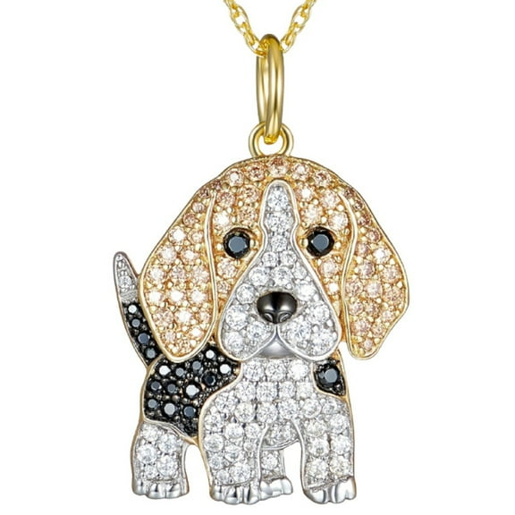 Cute Pendant Necklace Elegant Alloy Dog Jewelry Animal Chain for Women Men