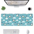 thumbnail image 1 of Cute Penguin Cartoon Gaming Mouse Pad Penguins Large Mouse Pad (31.5x11.8 Inch) Non-Slip Rubber Base Large Desk Mat Desk Protector for Home Office Gaming Work, 1 of 6