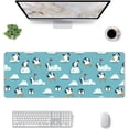 thumbnail image 1 of Cute Penguin Cartoon Gaming Mouse Pad Penguins Large Mouse Pad (31.5x11.8 Inch) Non-Slip Rubber Base Large Desk Mat Desk Protector for Home Office Gaming Work, 1 of 6