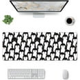 thumbnail image 1 of Cute Penguin Gaming Mouse Pad Penguins Large Mouse Pad (31.5x11.8 Inch) Non-Slip Rubber Base Large Desk Mat Desk Protector for Home Office Gaming Work, 1 of 6