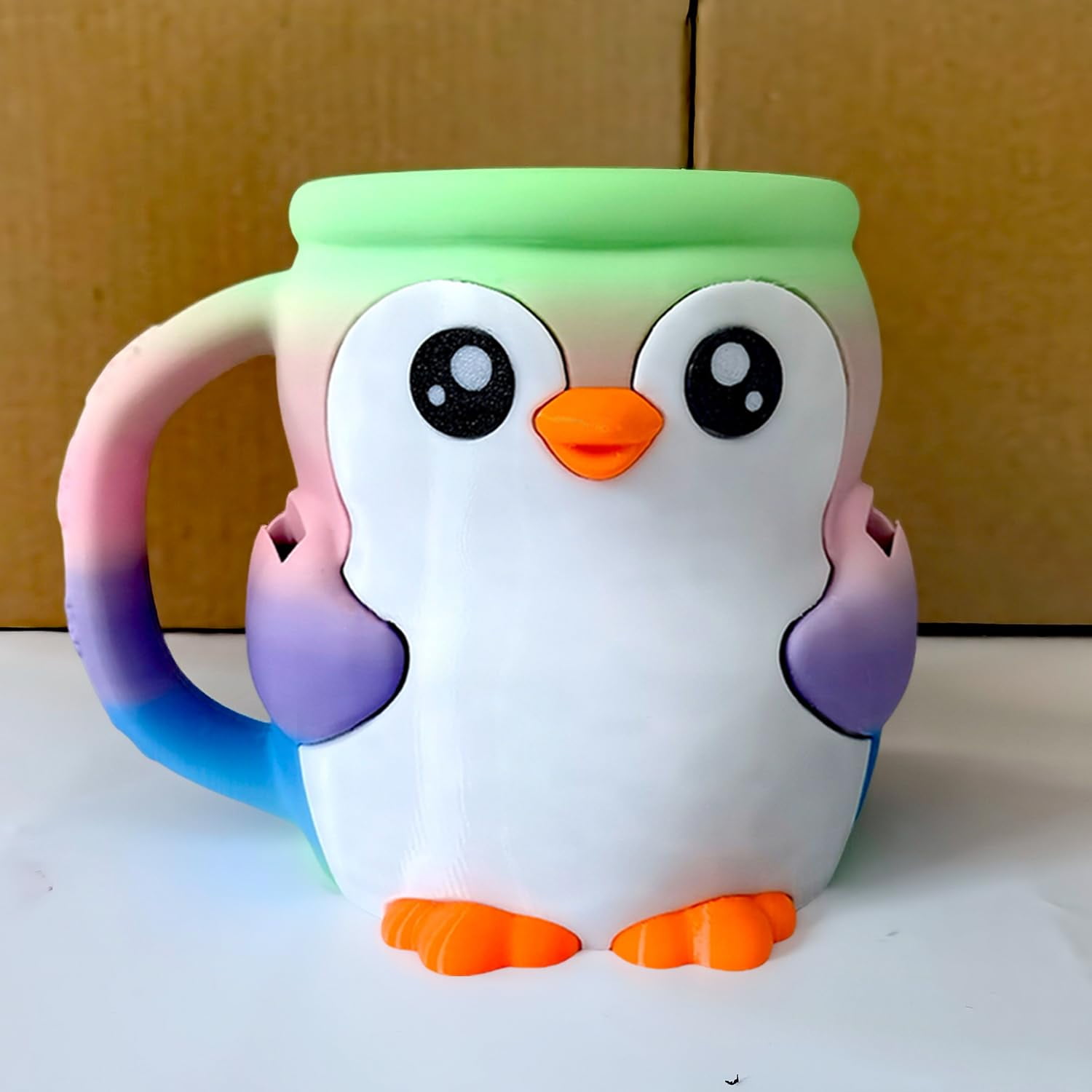 Cute Penguin Ice Cream Pint Holder, Fun Penguin-Inspired Design Ice ...