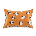 thumbnail image 1 of Cute Penguin Pattern Pillowcase Standard Size 20''x26'' Satin Double-Sided Print Soft Wrinkle Resistant, 1 of 9