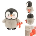 thumbnail image 1 of Cute Penguin Plush - 11.8 Inches Penguin Stuffed Animal, Soft Cozy Doll with Red Lobster, Cuddly Home Decor All Ages, Energetic Companion, Ideal Christmas Gifts for Girls Boys, 1 of 6