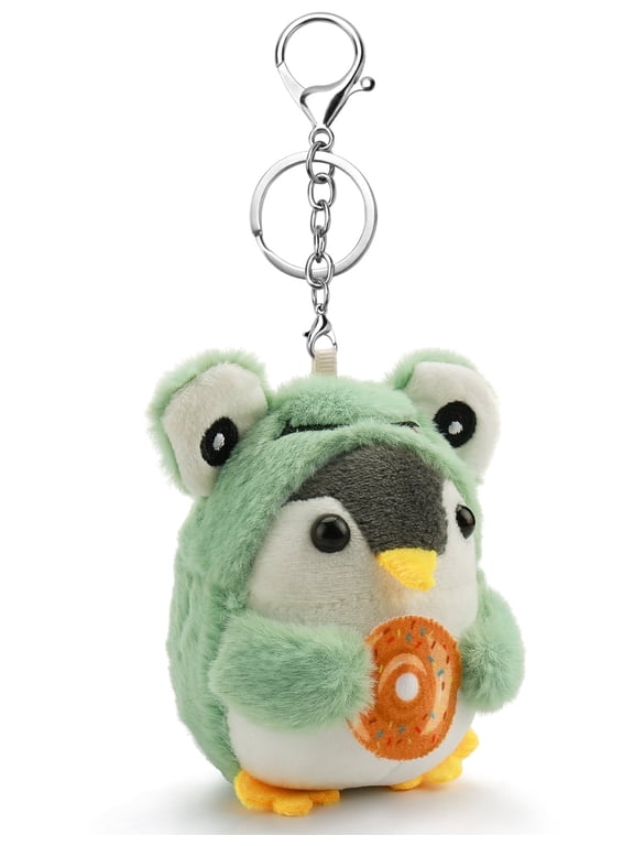Creative Cute Lovely Penguin Adults Christmas Birthday Gifts for Men Women Pendant Keychain Gift For Backpack Plush Key Chain