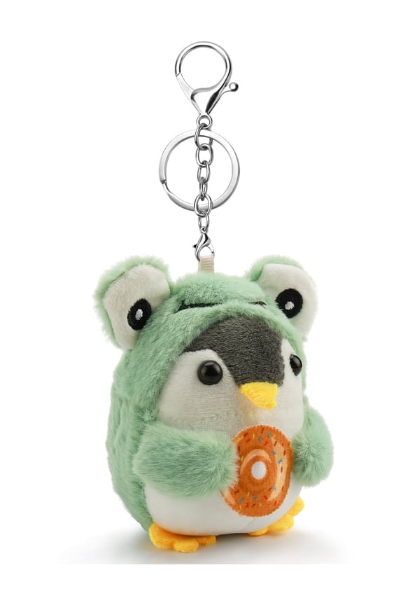 Creative Cute Lovely Penguin Adults Christmas Birthday Gifts for Men Women Pendant Keychain Gift For Backpack Plush Key Chain