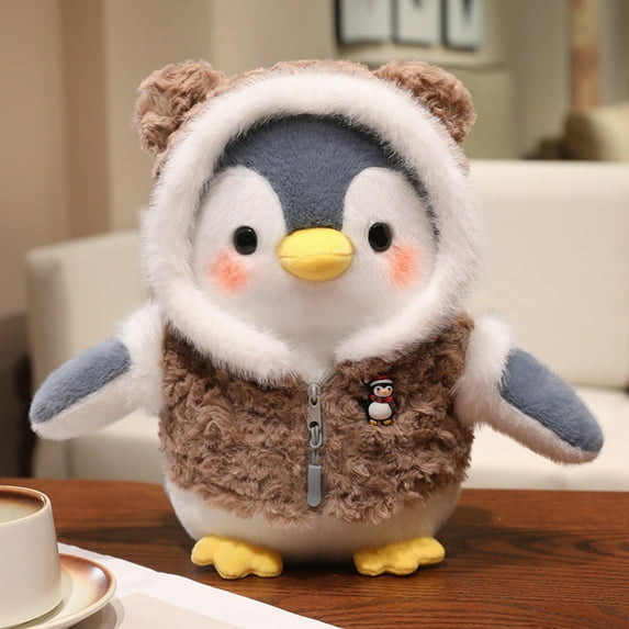 Cute Penguin Plush Stuffed Animal Toy Doll - 9“ Penguin Stuffed Animals Soft Plush Cute Travel Doll for Lovers in Birthday, Christmas, Valentine Boys Girls B