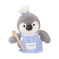thumbnail image 1 of Cute Penguin Plush Toy With Chef Design Round Fluffy Body Wooden Spoon And "Happypeng" Apron Soft Plush Material Perfect For Claw Machine Prizes Bedside Companions Gift For Kids, 1 of 3