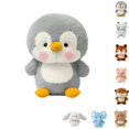thumbnail image 1 of Cute Penguin Plush Toy, Soft Cartoon Animal Stuffed Doll, Adorable Sitting Plush Figure for Home Interior Display and Holiday Present, 1 of 3