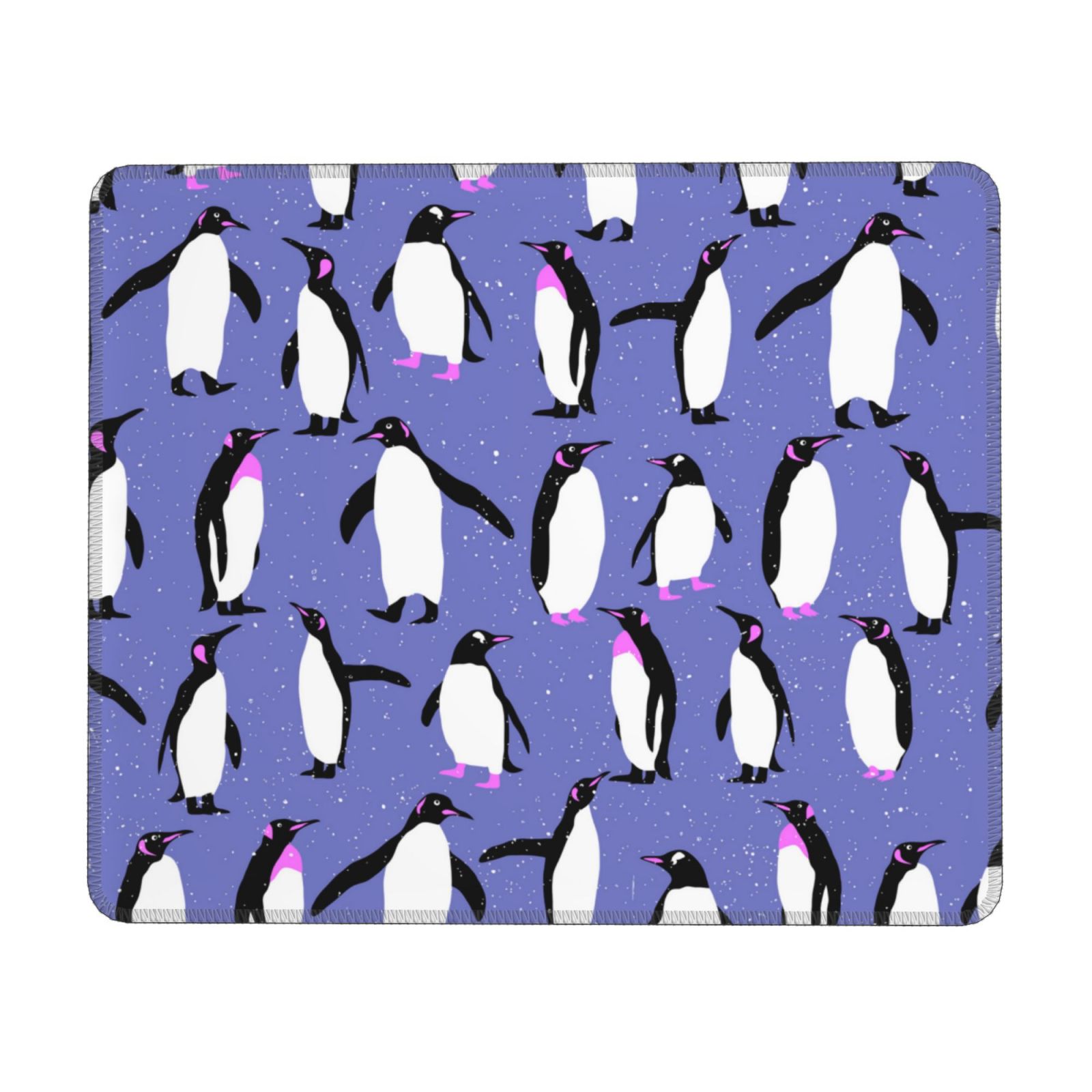 Cute Penguin Purple Mousepad Mouse Pad Mouse Mat With Non Slip Rubber