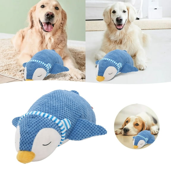 Cute Penguin-Shaped Plush Dog Toy, Durable Squeaking Dog Toy, Perfect for Puppies And All Dog Breeds.