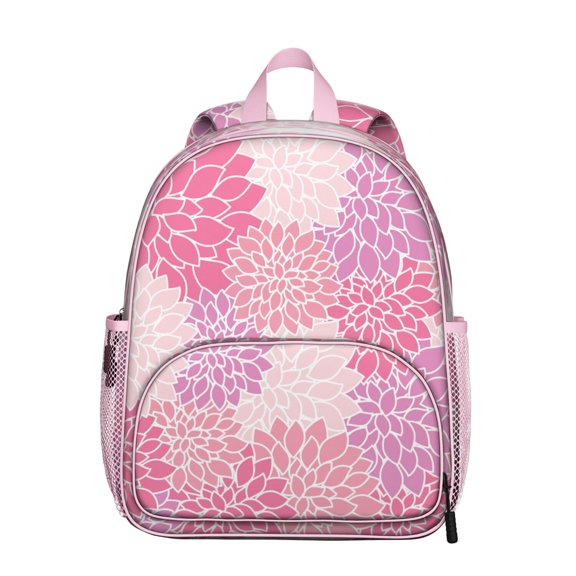 Cute Penguin & Snowflake Pattern Backpack - Waterproof Adjustable Student Bag with Padded Straps & Durable Double Zipper
