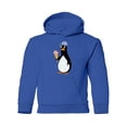 thumbnail image 1 of Cute Penguin With Ice Cream Hoodie Juniors -Image by Shutterstock,  Large, 1 of 4