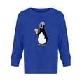 thumbnail image 1 of Cute Penguin With Ice Cream Long Sleeve Toddler -Image by Shutterstock,  4 Toddler, 1 of 4